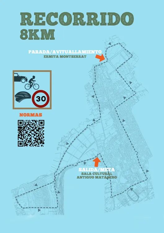 X VOLTA EN BICI MUTXAMEL 2023 4 JUNIO RECORRIDO