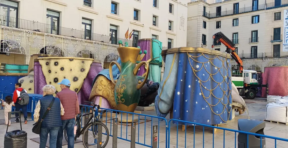 PREPARATIVOS BELEN ALICANTE 2025