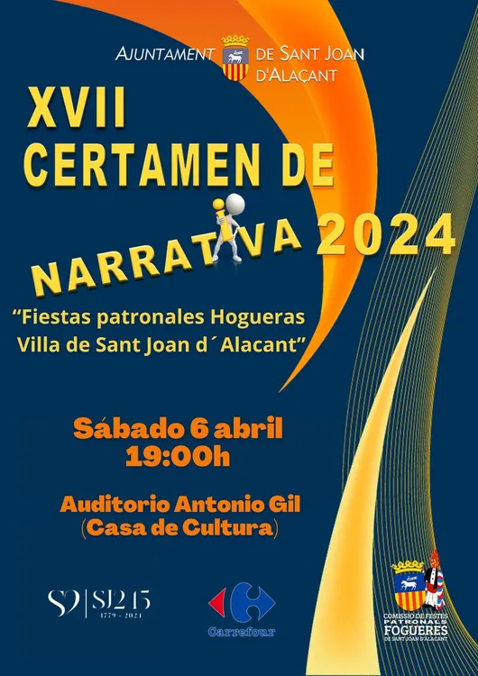Certamen de Narrativa Fiestas patronales Hogueras Villa de Sant Joan d´Alacant 2024