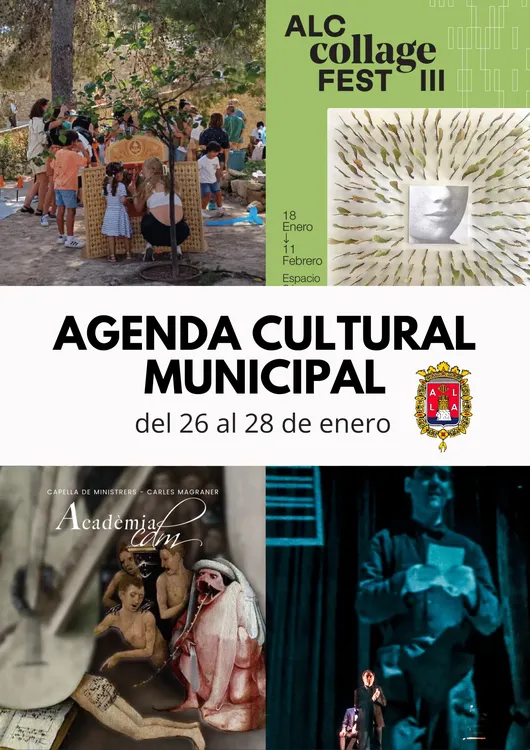 Agenda Cultural alicante 26 al 28 enero 2024 cartel