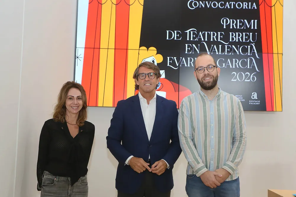La Diputación otorga el XXVII Premi Evarist Garcia de Teatre Breu a Coses que passen de David Sánchez Pacheco 2026