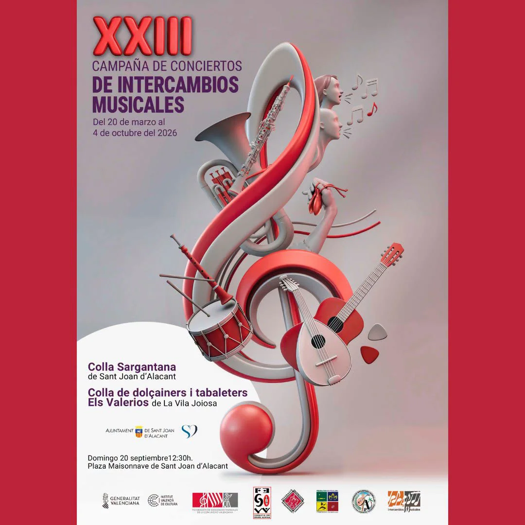 concierto de intercambio en Sant Joan collas 2026 cartel