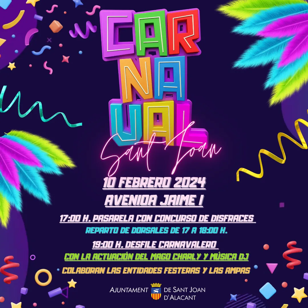 CARNAVAL 2024 SANT JOAN CARTEL