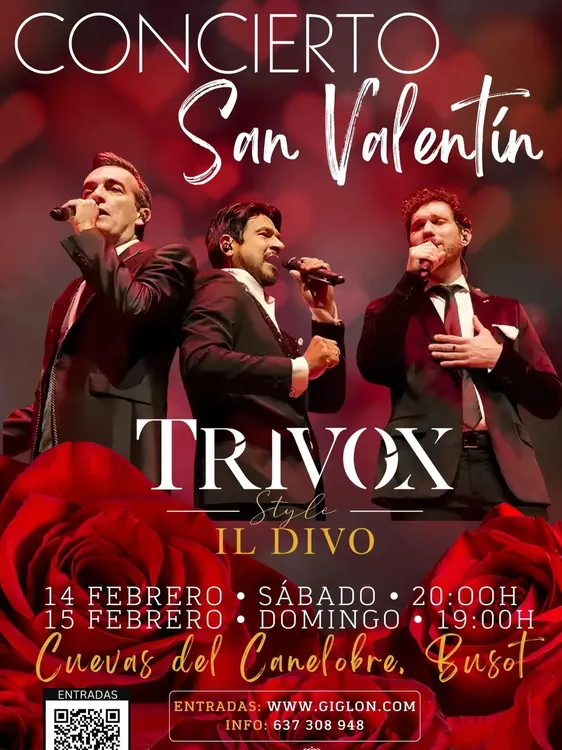 CONCIERTO SAN VALENTIN TRIVOX BUSOT 2026  CAARTEL