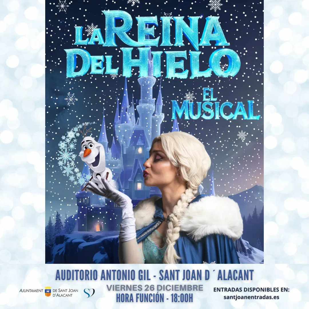 LA REINA DEL HIELO EL MUSICAL CARTEL 2025