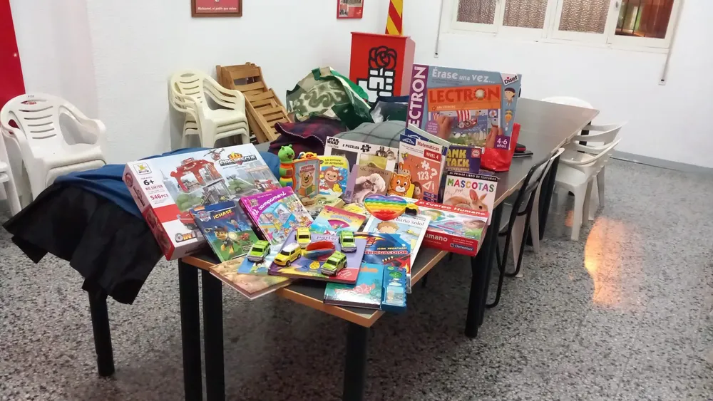 CAMPAÑA JUGUETES MUTXAMEL PSOE
