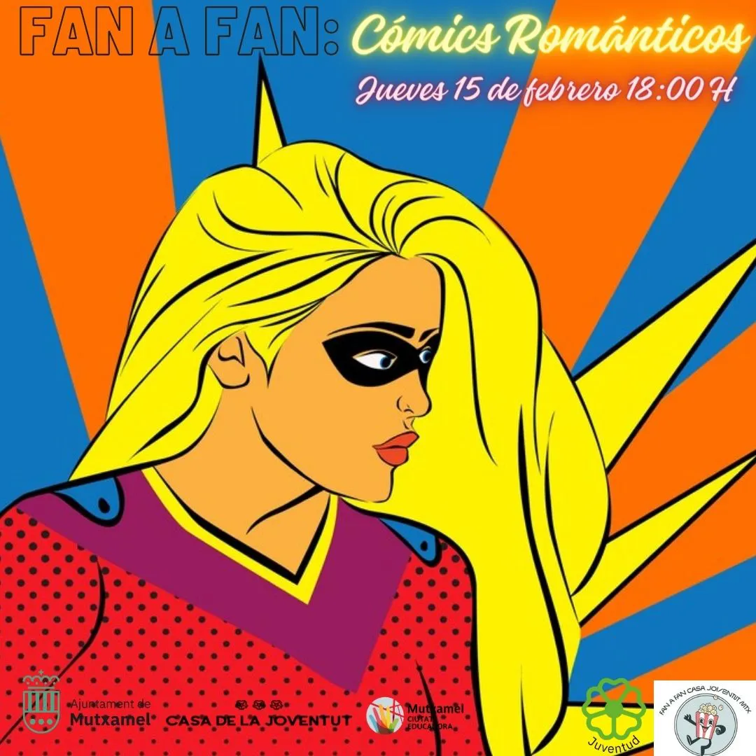 COMICS ROMANTICOS MUTXAMEL 2024 CARTEL