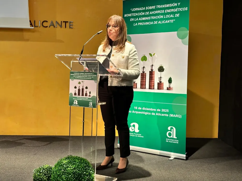 La diputada de Medio Ambiente y Energía Magdalena Martínez 2025 JORNADA  ADDA