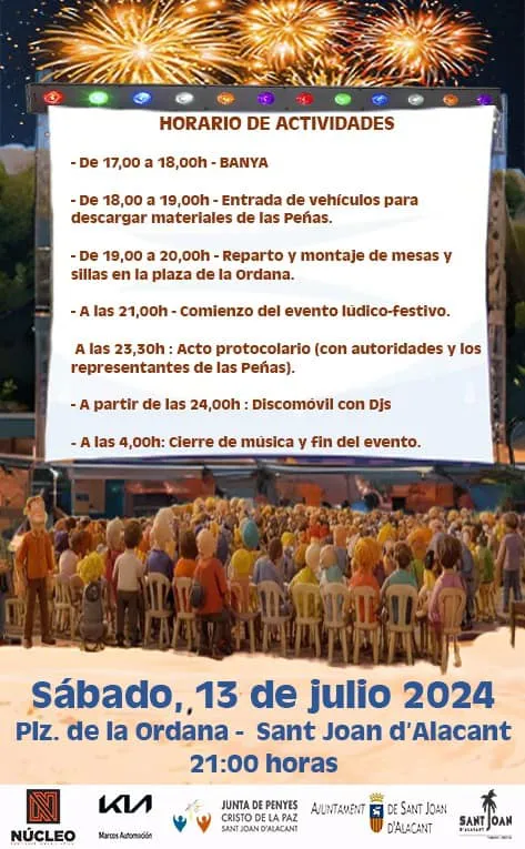 DIA DE LAS PEÑAS CARTEL 2024