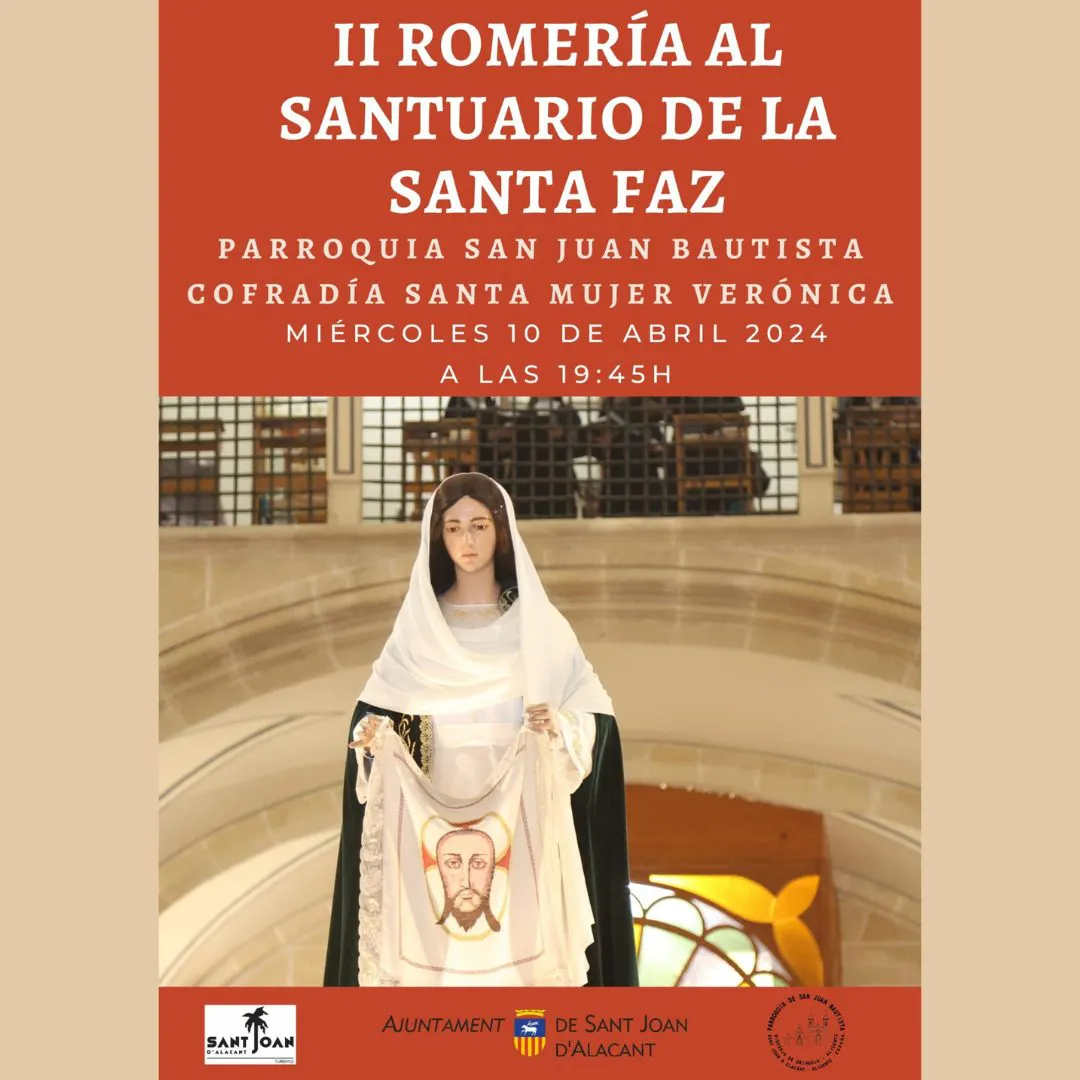 Romería a la Santa Faz con la Santa Mujer Verónica 2024 cartel