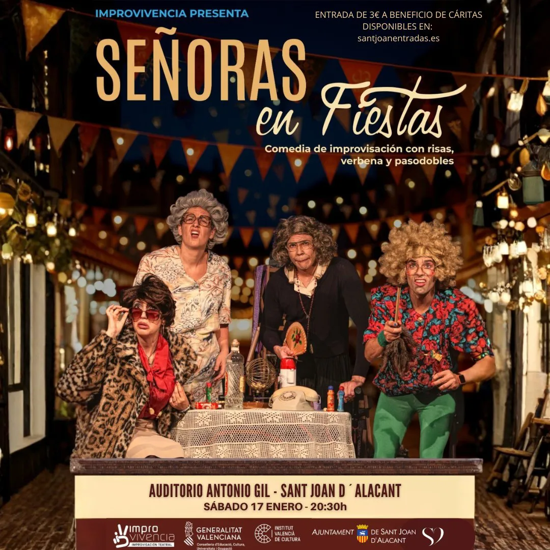 SEÑORAS EN  FIESTAS CARTEL 2025
