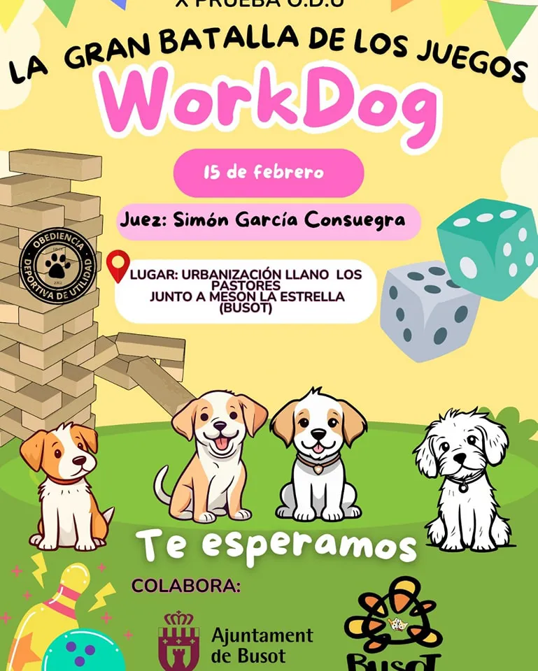 LA GRAN BATALLA DE LOS JUEGOS BUSOT CARTEL