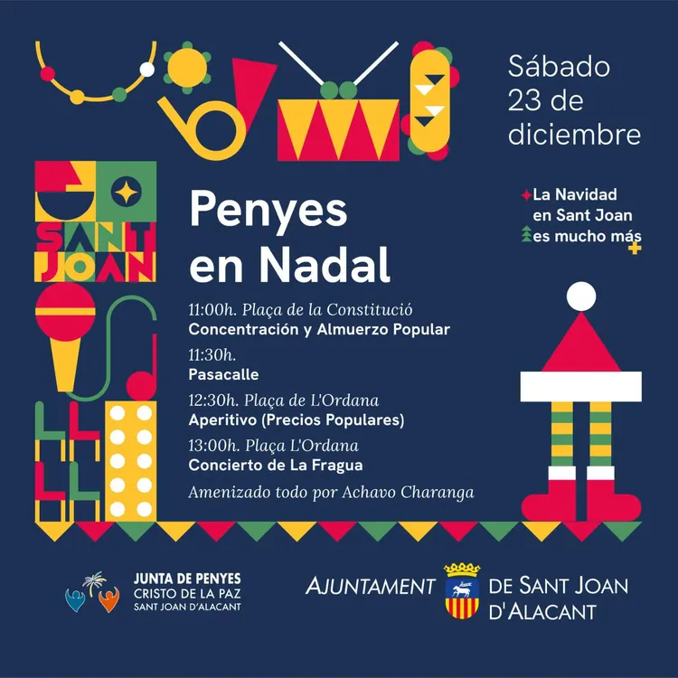PEÑAS EN NAVIDAD SAN JUAN 2023 CARTEL