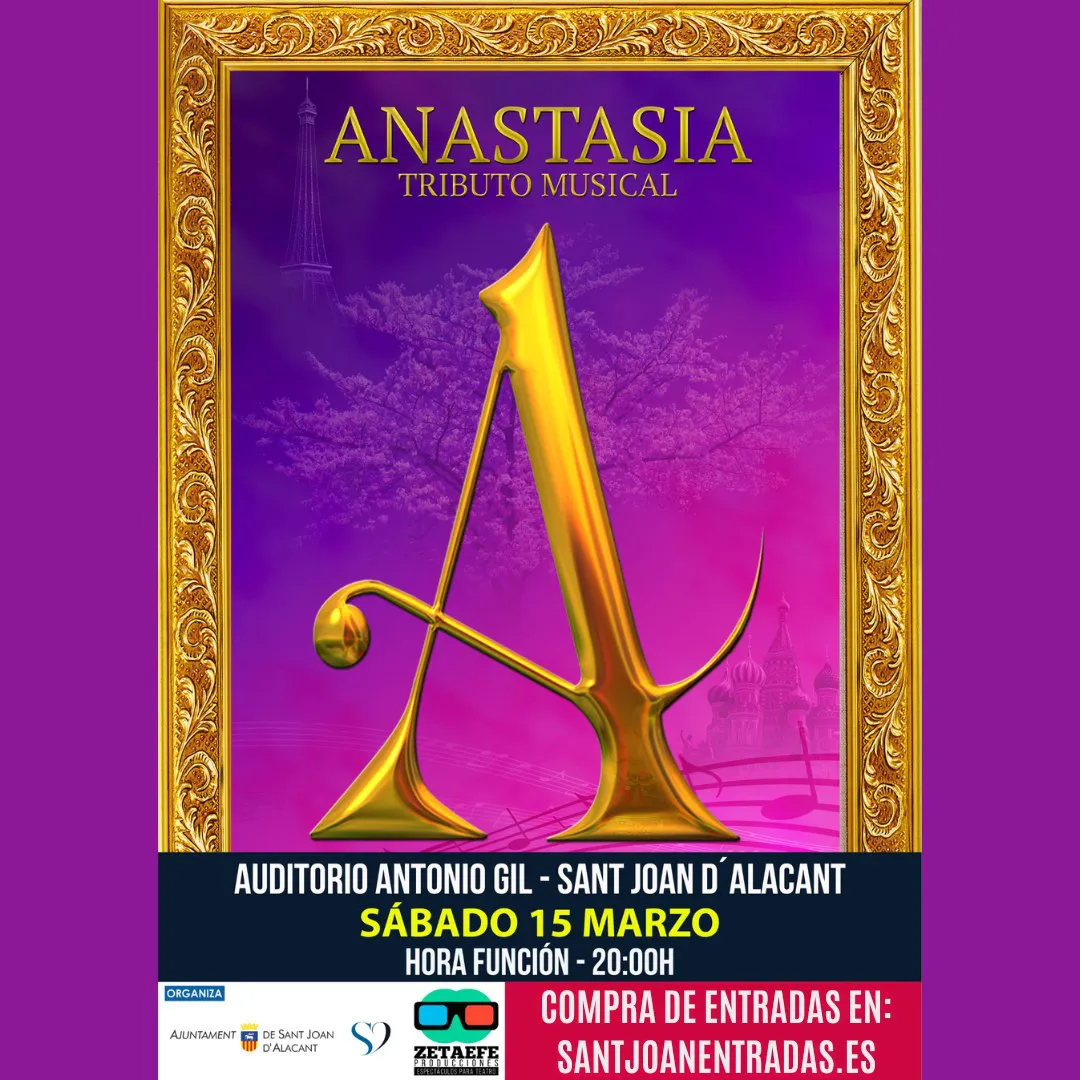 ANASTASIA TRIBUTO MUSICAL CARTEL