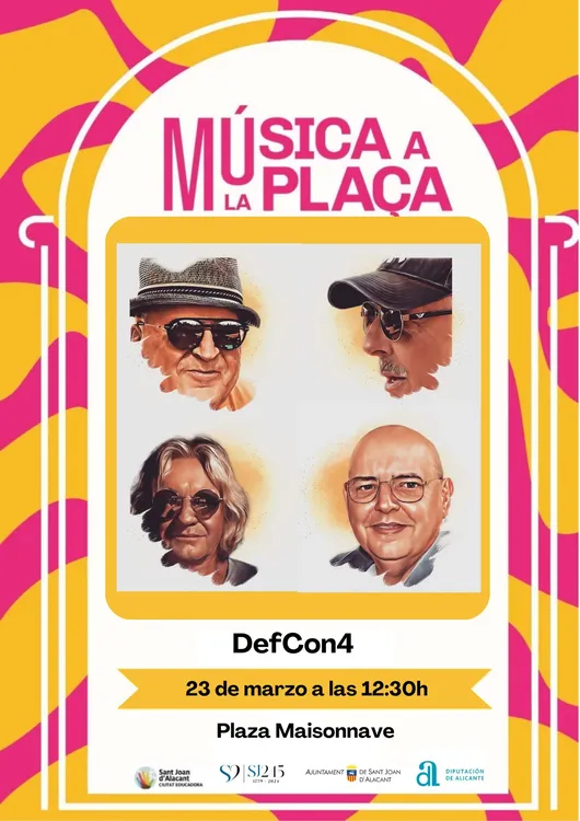 DefCon4 GRUPO DE ROCK 2024 CARTEL