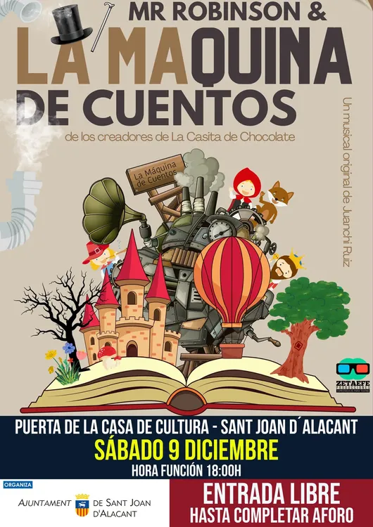 Mr Robinson y la Máquina de los Cuentos cartel 2023