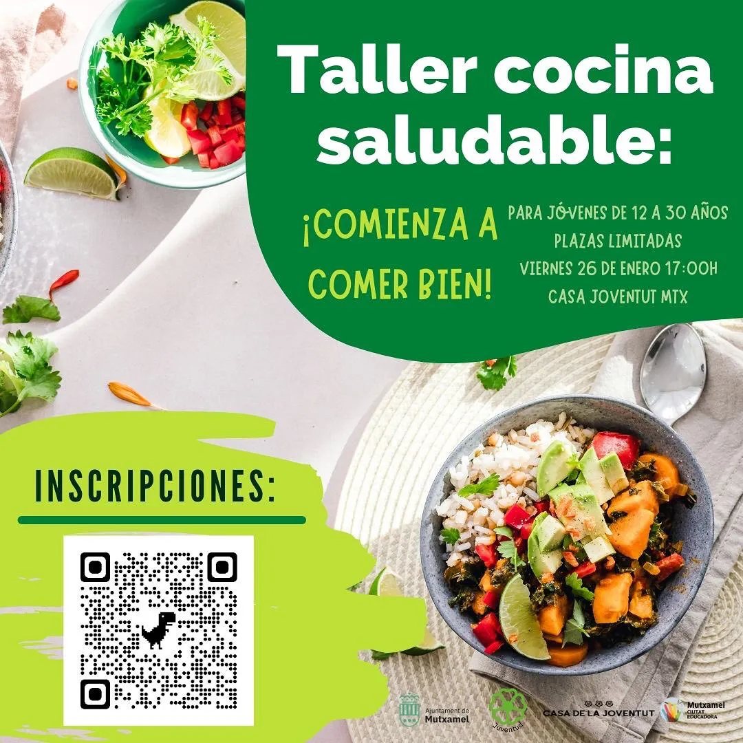 TALLER COCINA SALUDABLE MUTXAMEL CARTEL 2024