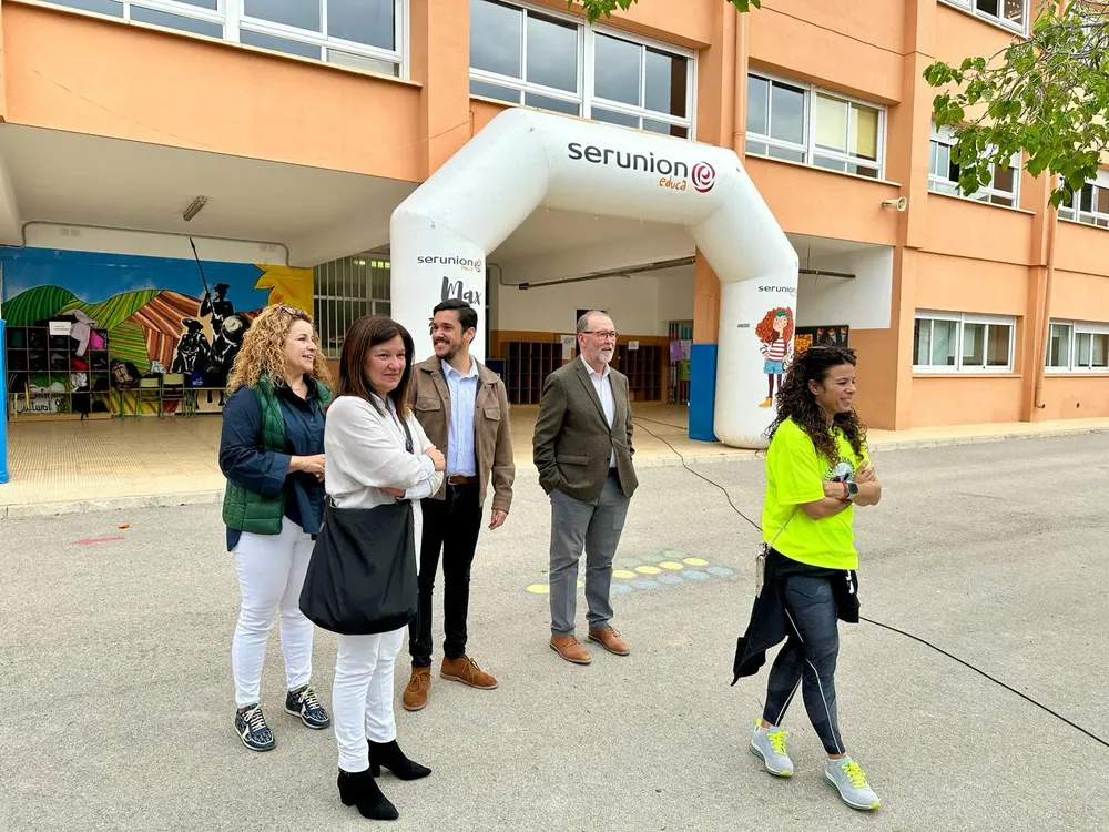 El colegio Pla de Barraques acoge la Olimpiada Escolar campello 2024 alcalde juanjo berenguer