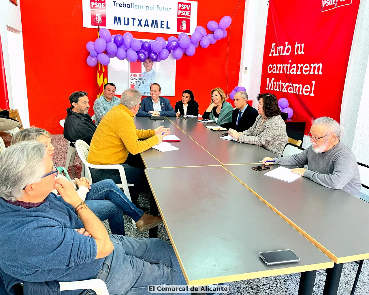 REUNION PLATAFORMA CON DIPUTADOS SOCIALISTAS EN LAS CORTES VALENCIANAS (1)