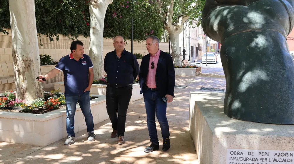 Obras Plaza de Benimagrell en Sant Joan 2024