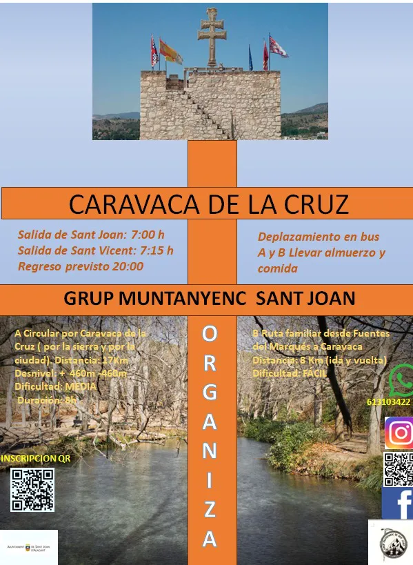 CARTEL VIAJE A CARAVACA DE LA CRUZ 2024