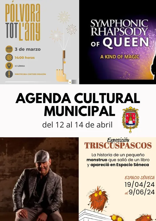 12 al 14 de abril CARTEL AGENDA CULTURAL ALICANTE