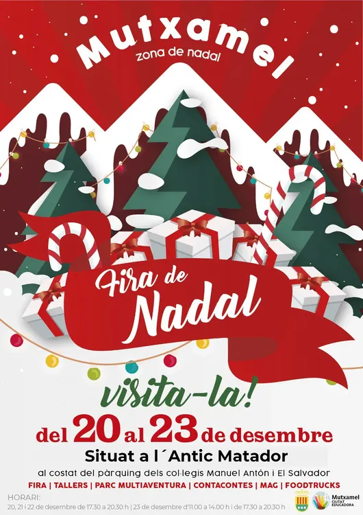 CARTEL FIRA DE NADAL MUTXAMEL 2023