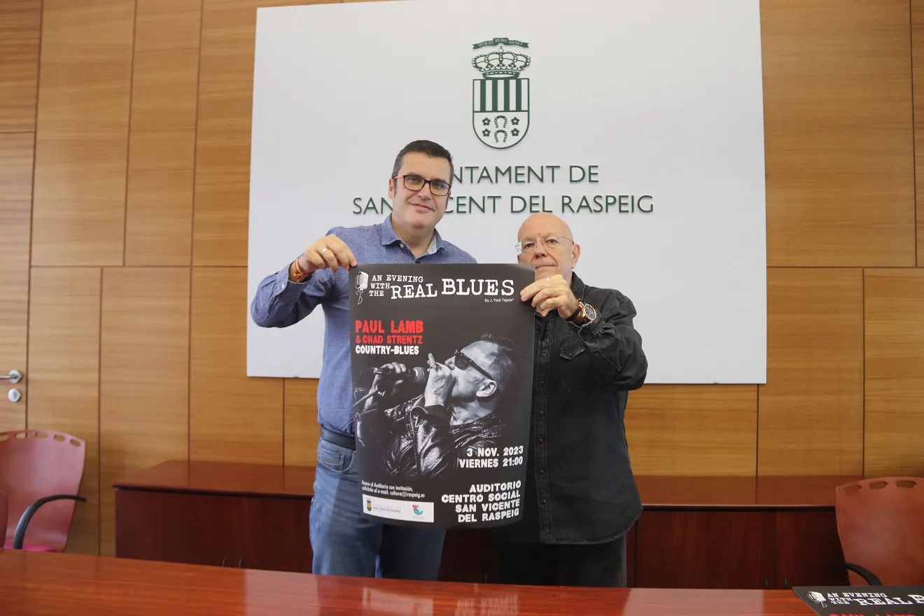 OSCAR LILLO CONCEJAL DE CULTURA DE SAN VICENTE DEL RASPEIG - BLUES 2023