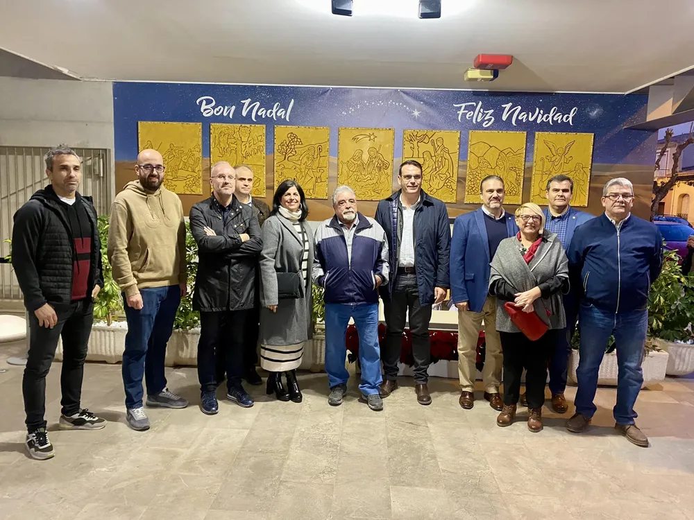 INAUGURACION BELEN MUTXAMEL 2023 GRUPO ALCALDE RAFAEL GARCIA 2023