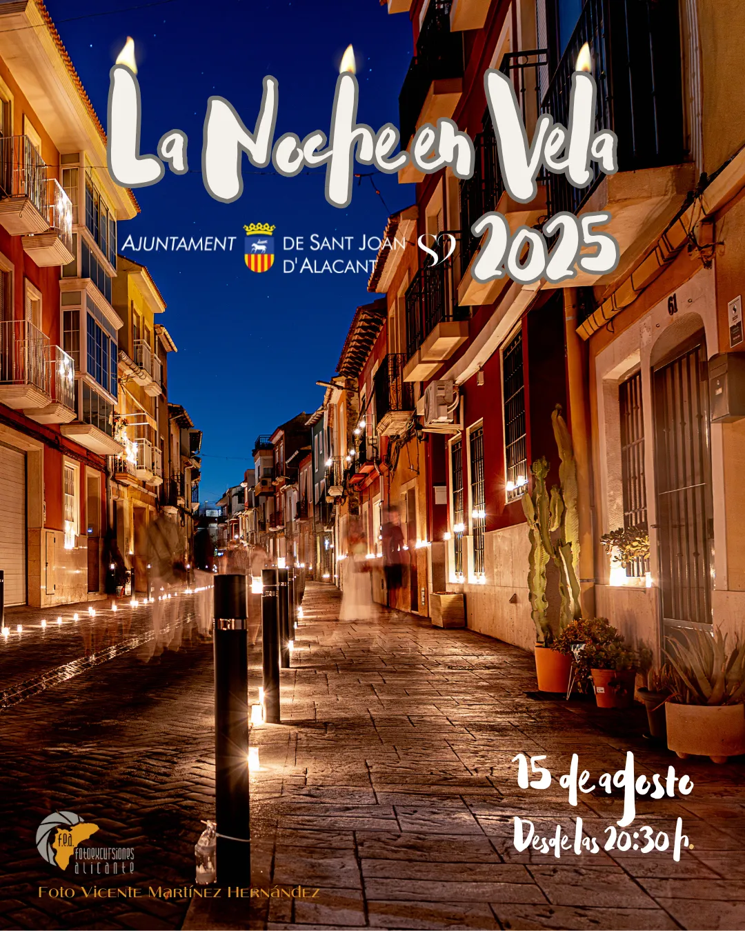 CARTEL LA NOCHE EN VELA 2025 SAN JUAN