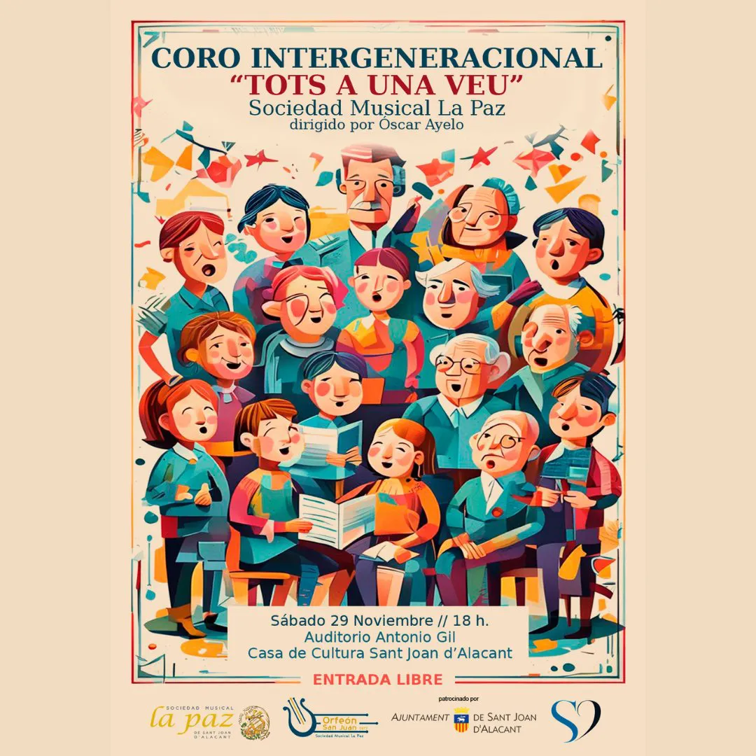 CONCIERTO CORO INTERGENERACIONAL LA PAZ CARTEL 2025