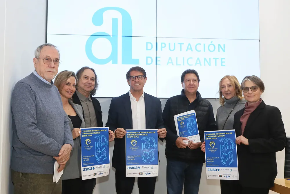 Primer Premio de composición musical Oscar Esplá diputacion alicante 2026