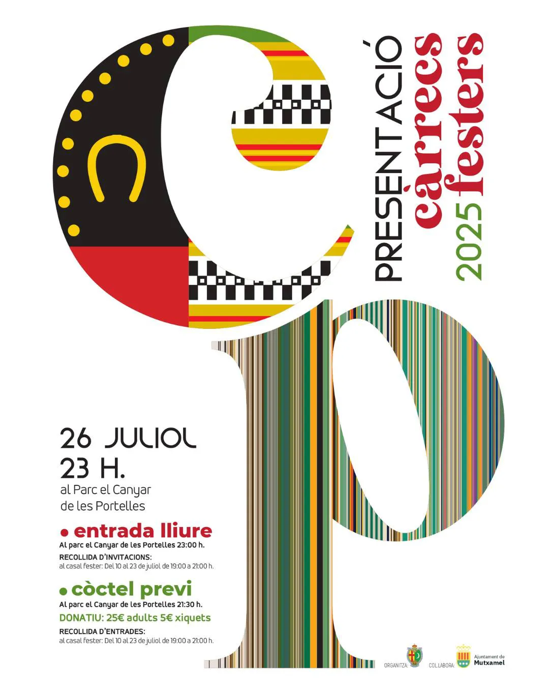 PRESENTACION CARGOS MUTXAMEL 2025 CARTEL