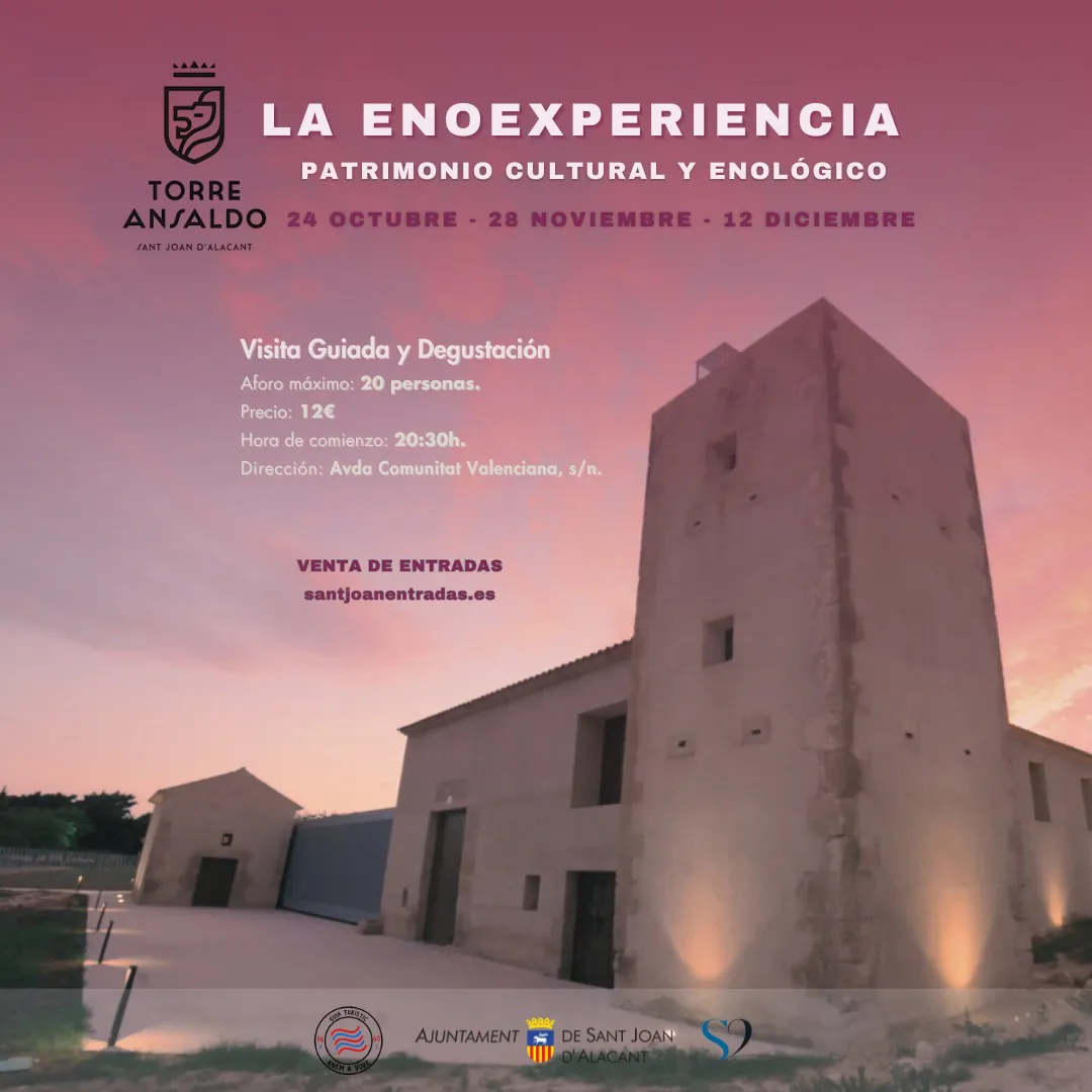 ENOEXPERIENCIA TORRE ANSALDO SAN JUAN 2025 CARTEL