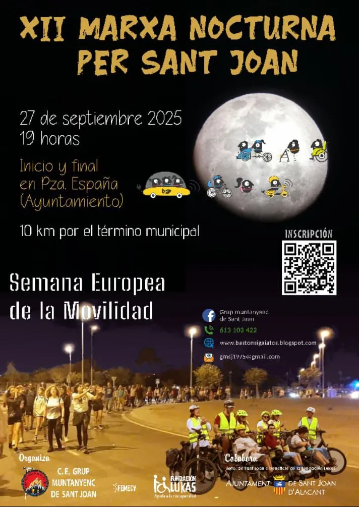 cartel marcha notcturna 2025