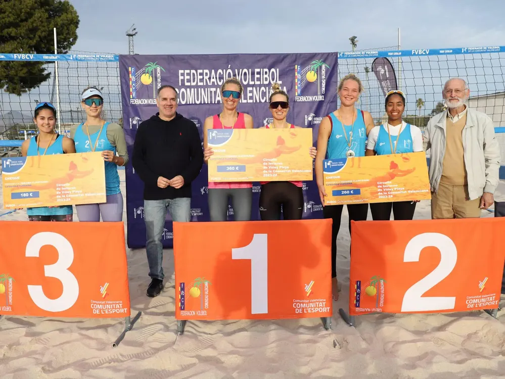 Circuito de Invierno de Volley Playa de la Comunidad Valenciana en san juan alcalde santi roman 2024