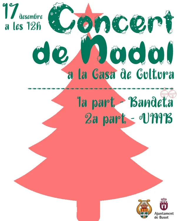 CARTEL CONCIERTO DE NAVIDAD BUSOT 2023