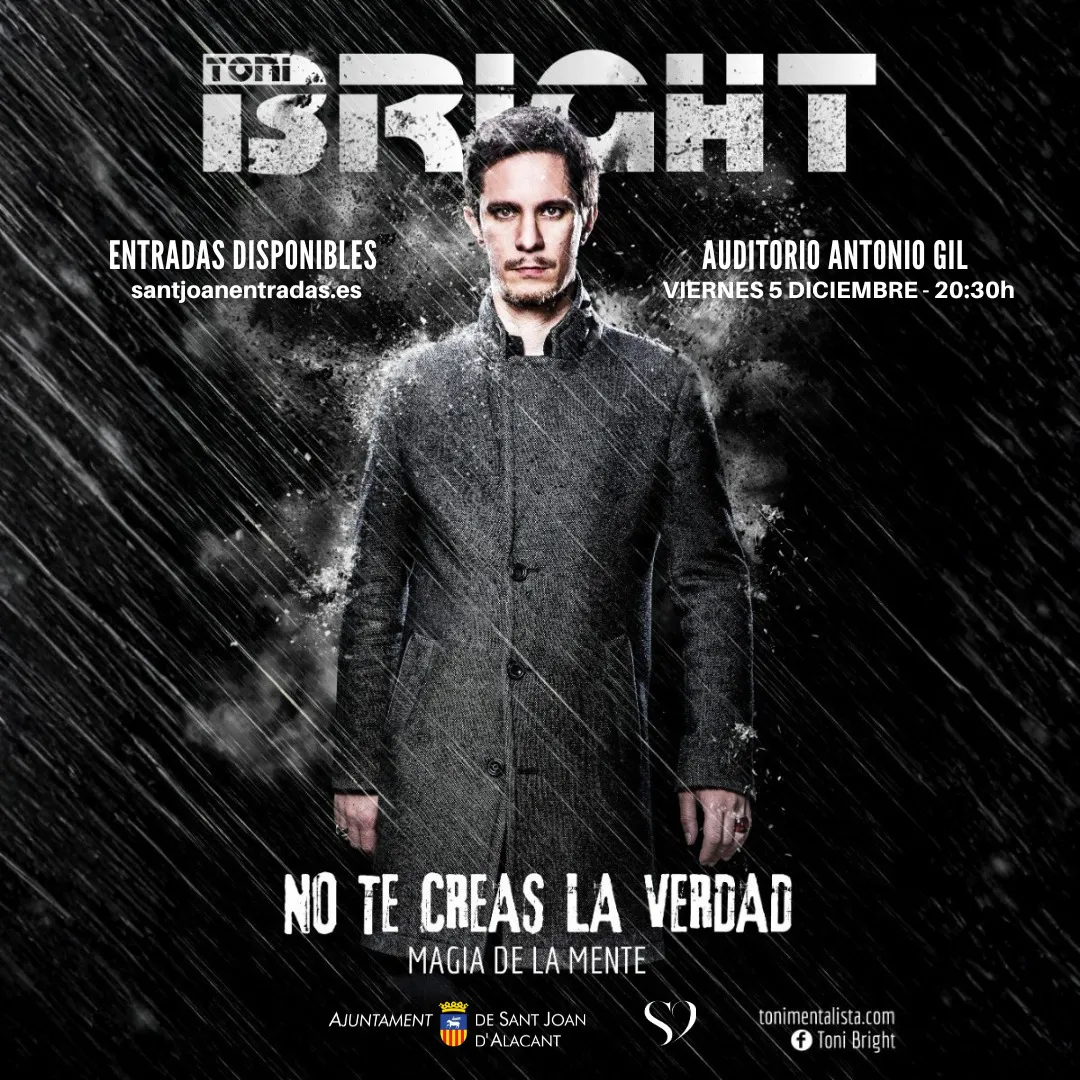 Toni Bright diciembre 2025 cartel