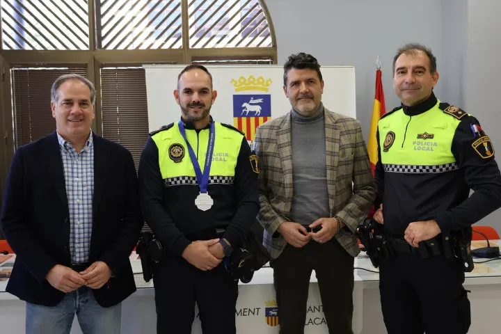MEDALLA JUEGOS EUROPEOS POLICIA KARTING SANT JOAN
