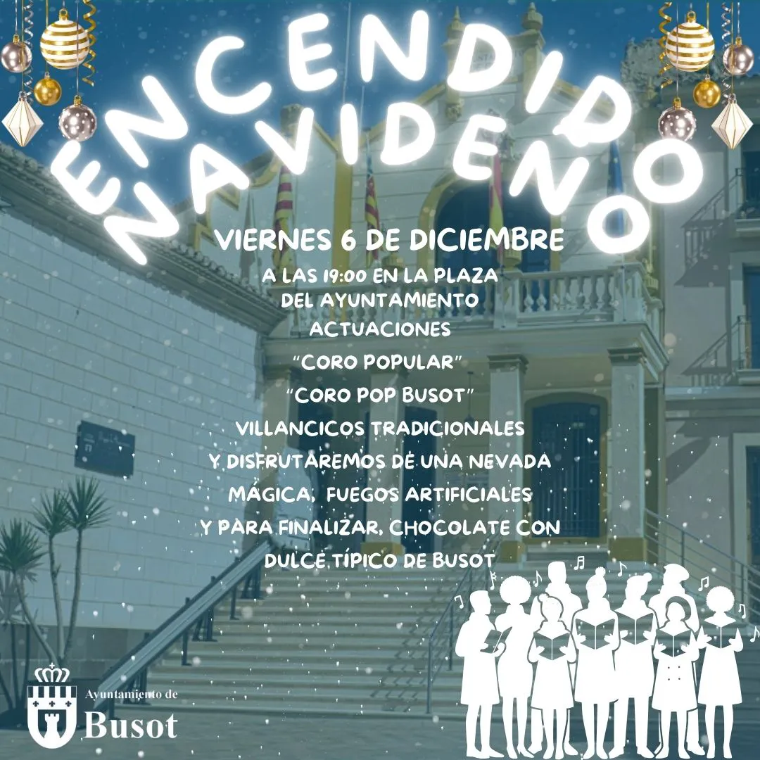 ENCENDIDO NAVIDEÑO BUSOT CARTEL 2024