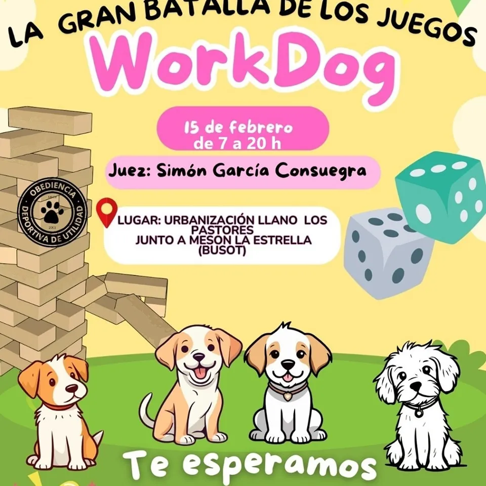 OBEDIENCIA CANINA PERRO 2025 BUSOT CARTEL