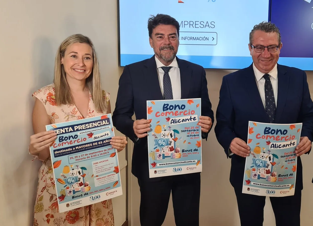 BONO COMERCIO 2026 ALICANTE LUIS BARCALA ALCALDE