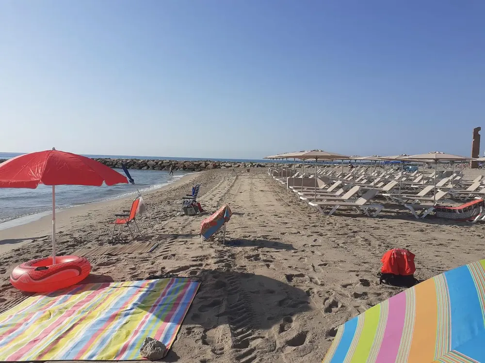 línea playa