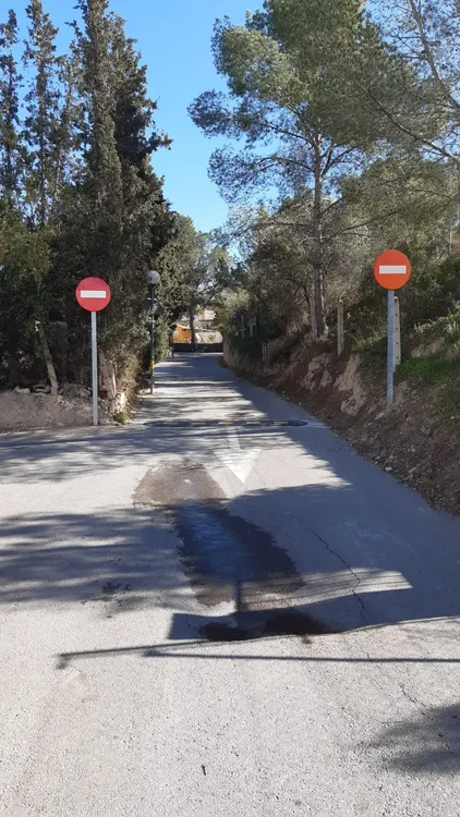 cruce de Democracia con Señera, en Bonalba busot 2026