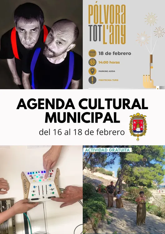 Agenda Cultural Municipal 16-18 febrero alicante