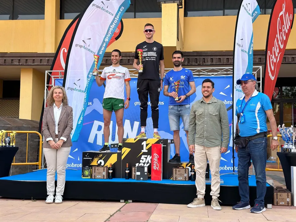 carrera 10 k masculino local campello 2024 podium masculino 5k
