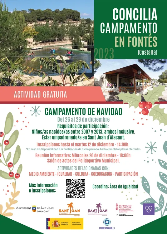 CAMPAMENTO CONCILIA NAVIDAD FONTES 2023
