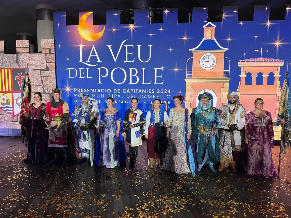 PRESENTACION CAPITANIAS MOROS Y CRISTIANOS 2024 CAMPELLO