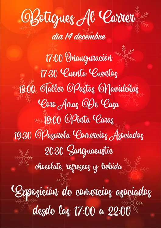 CARTEL NAVIDAD CALLE LA ORDANA Y MERCADO 2024