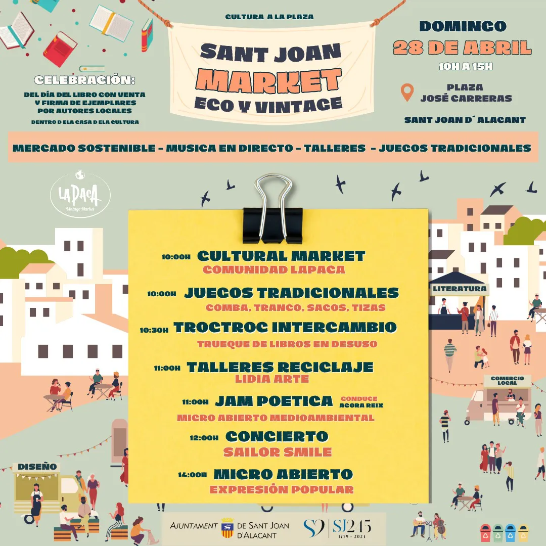 CULTURA EN LA PLAZA 28 ABRIL 2024 CARTEL